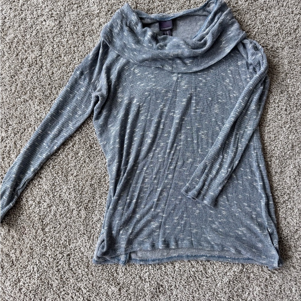 Motherhood Heathered Cowl Neck Sweater long sleeve maternity top size medium - Picture 7 of 10